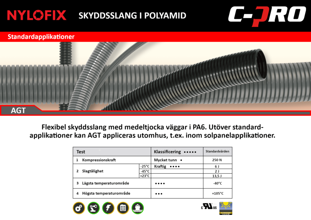 Skyddsslang AGT Data