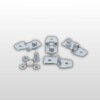 Apparatskåp ECOR X Wall Mounting Brackets i Rostfritt Stål