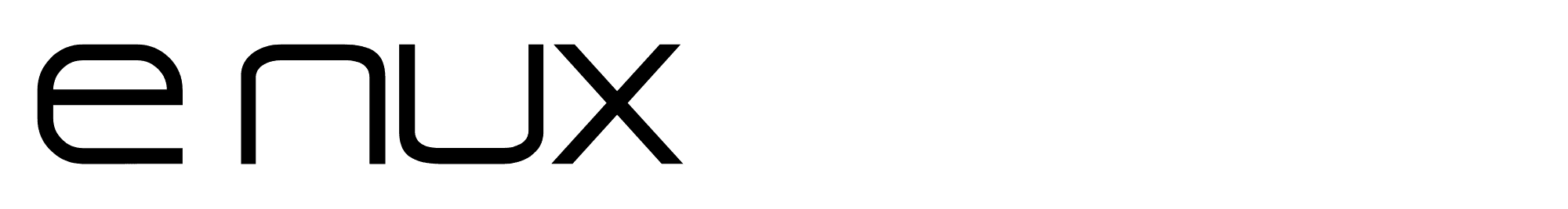 E NUX logo