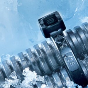 Cable tie for low temperatures