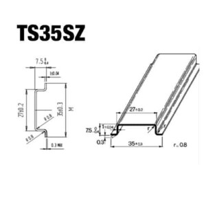 DIN-Profil Förzinkad / TS-SZ