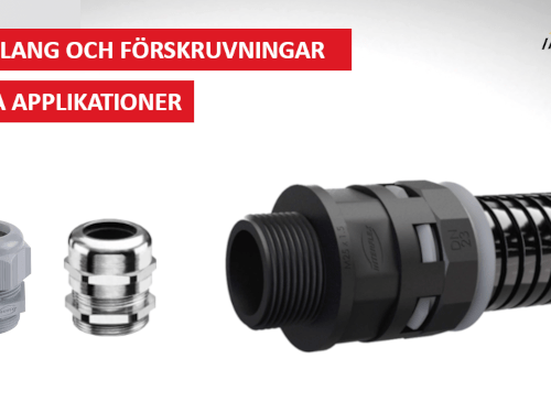 Skyddsslang och förskruvningar för alla applikationer