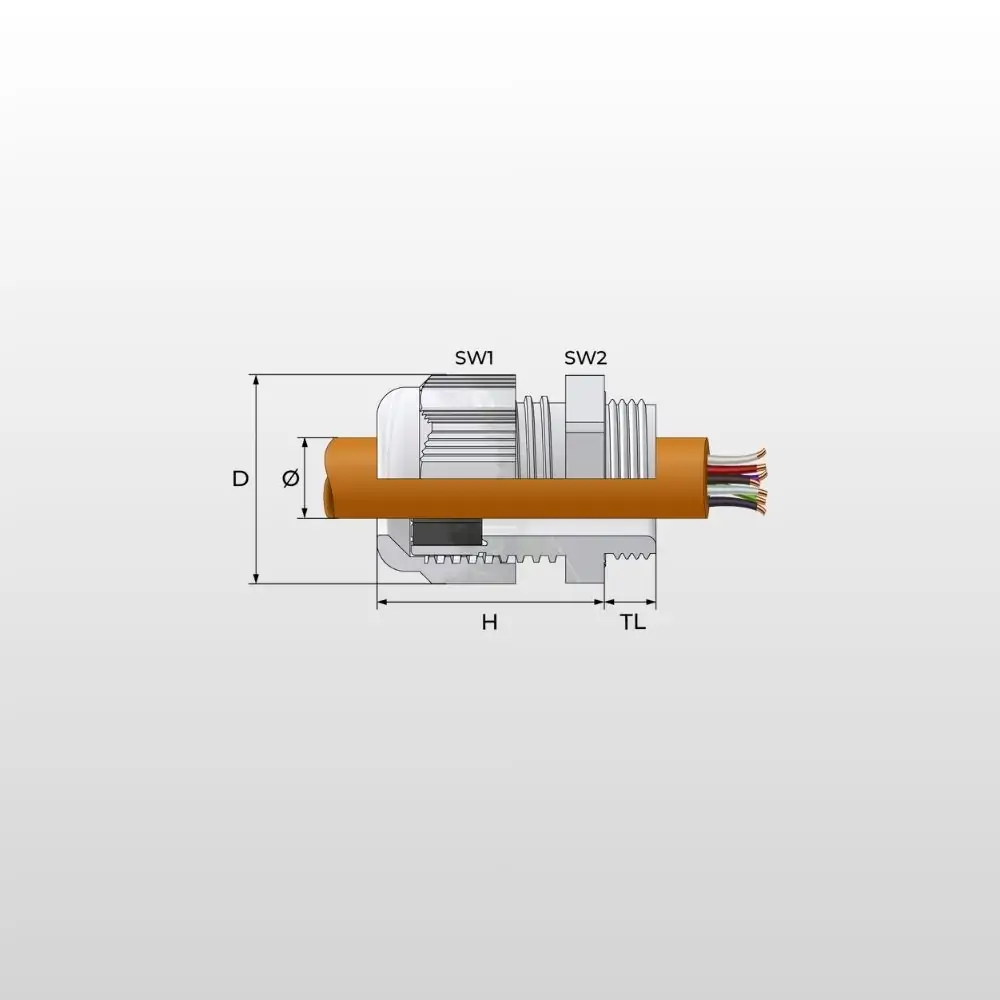 Cable glands HP Polyamide CBHPM_3