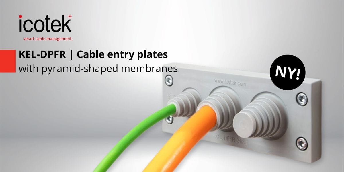 KEL-DPFR Cable entry plate with pyramid-shaped membranes - homepage