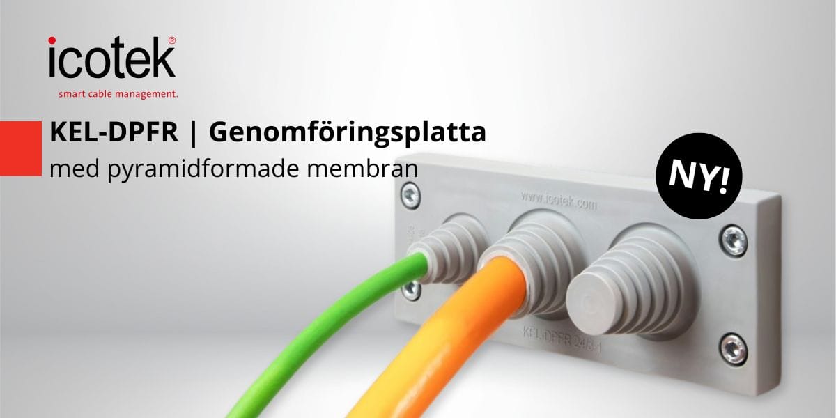 KEL-DPFR Genomföringsplatta med pyramidformade membran - Hemsida