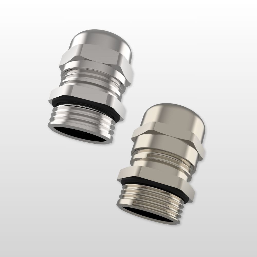 Kabelförskruvning i metall för industriella installationer