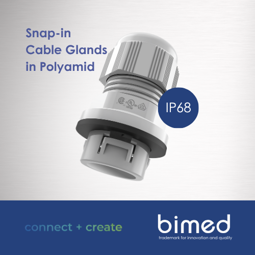 Snabbmonterade snap-in-kabelförskruvningar i polyamid – - Featured