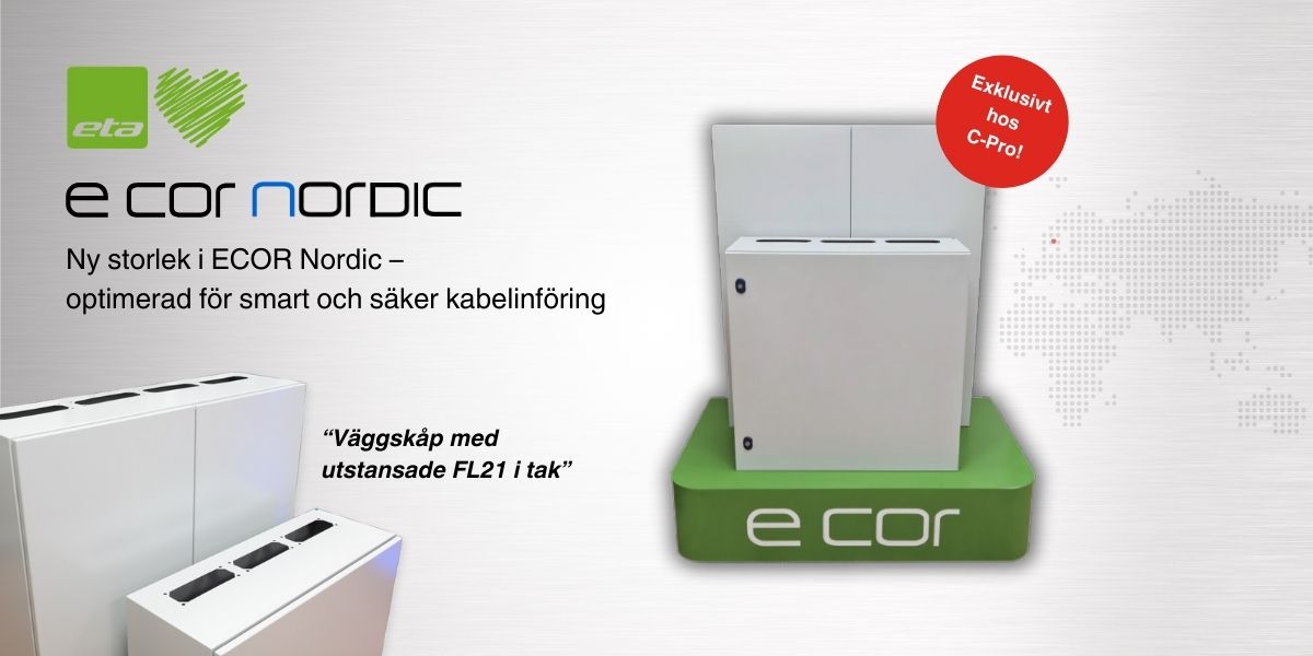 Ny storlek i ECOR Nordic - Hemsida