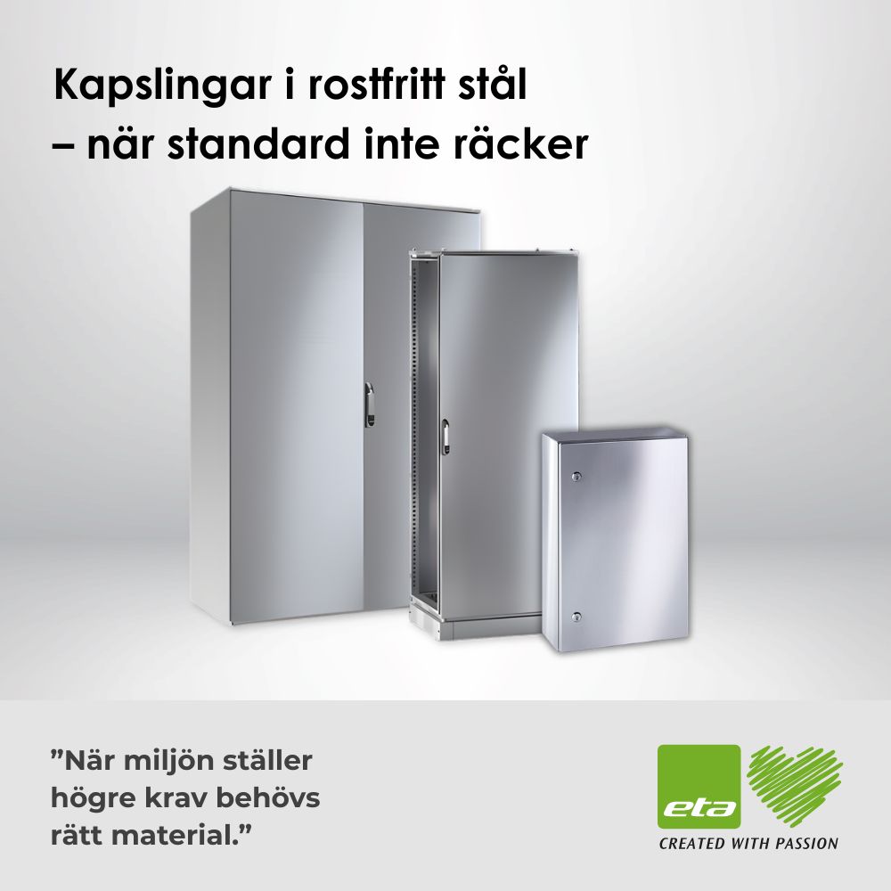 Kapslingar i rostfritt stål – när standard inte räcker - Featured