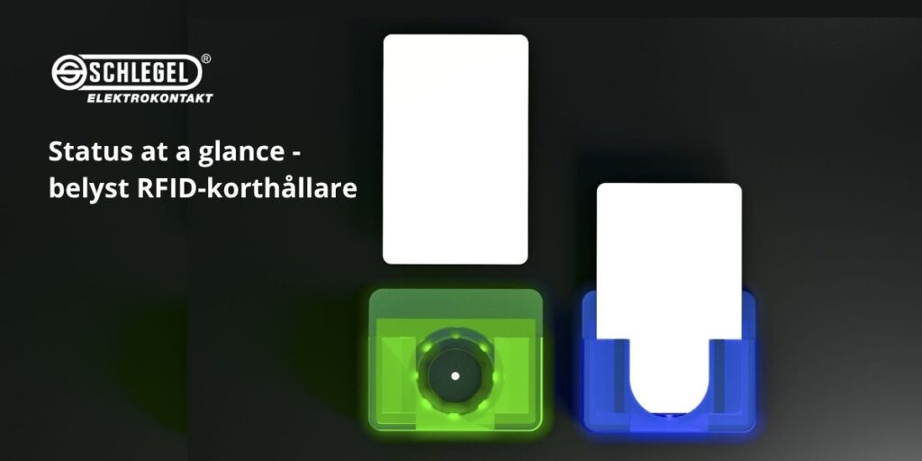 belyst RFID-korthållare