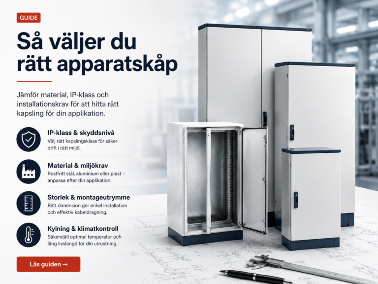 Så väljer du rätt apparatskåp