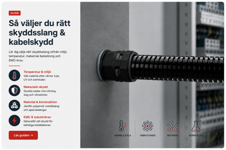 Så väljer du rätt skyddsslang
